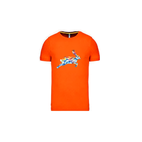 Vêtement de chasse | TEE-SHIRT LAPIN MULTICOLORE