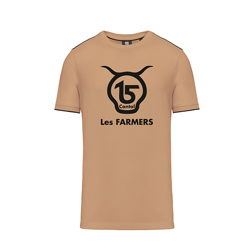 Vêtement de chasse |  - TEE-SHIRT FARMER DU QUINZE | CAMEL