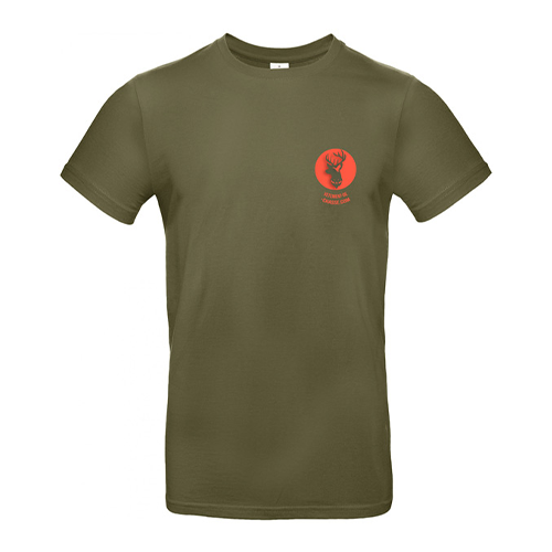 Vêtement de chasse | TEE-SHIRT COM CŒUR VÊTEMENT DE CHASSE | KAKI