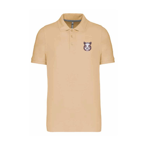 Vêtement de chasse | POLO SANGLIER | BEIGE