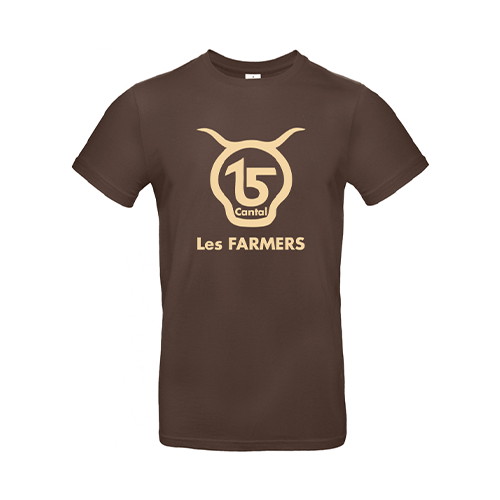 Vêtement de chasse | TEE-SHIRT FARMER DU QUINZE | MARRON