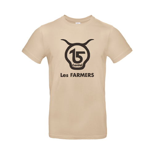 Vêtement de chasse | TEE-SHIRT FARMER DU QUINZE | BEIGE