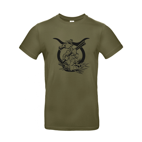 Vêtement de chasse | TEE-SHIRT SIFFLEUR | KAKI