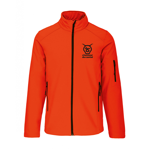 Vêtement de chasse | VESTE SOFTSHELL SALERS 15 | ORANGE