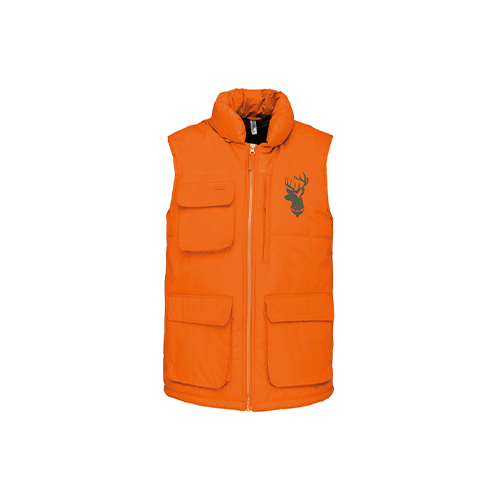 Vêtement de chasse | BODYWARMER VÊTEMENT DE CHASSE | ORANGE