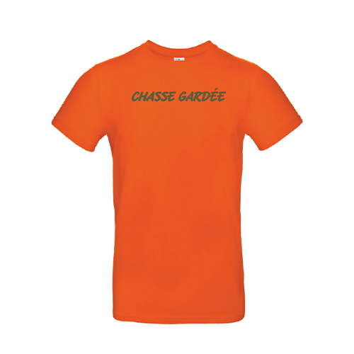 Vêtement de chasse |  - TEE-SHIRT CHASSE GARDÉE ORANGE