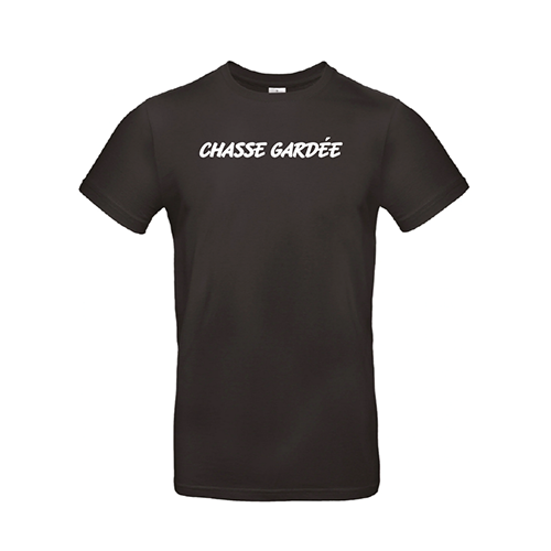 Vêtement de chasse |  - TEE-SHIRT CHASSE GARDÉE NOIR