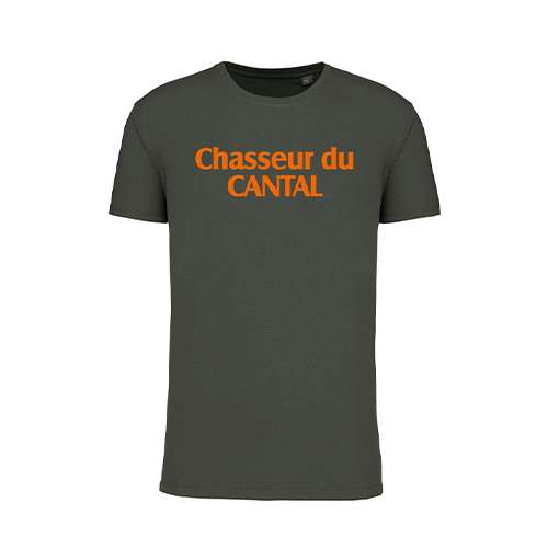 Vêtement de chasse |  - TEE-SHIRT CHASSEUR DU CANTAL | KAKI