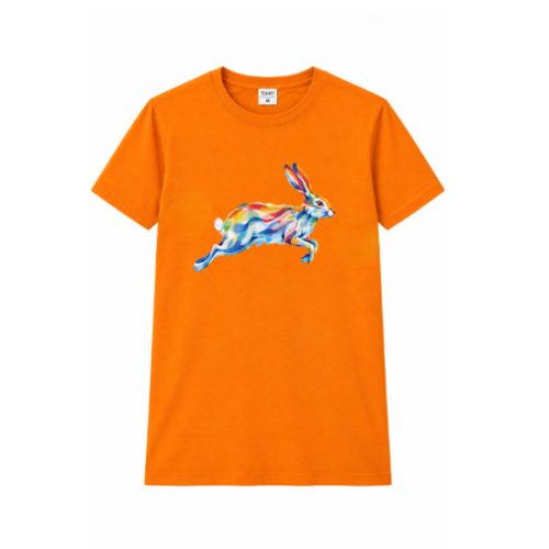Vêtement de chasse | TEE-SHIRT LAPIN MULTICOLORE