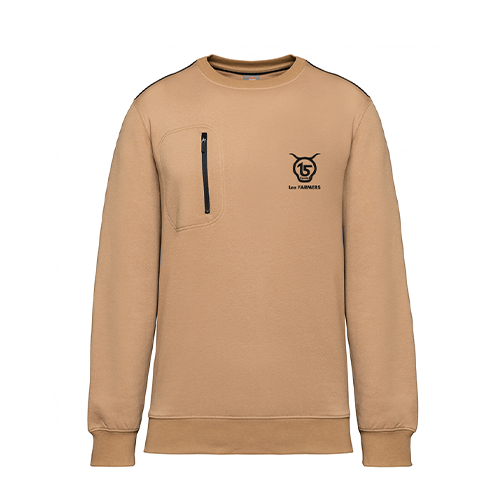 Vêtement de chasse |  - SWEAT FARMER DU QUINZE | CAMEL